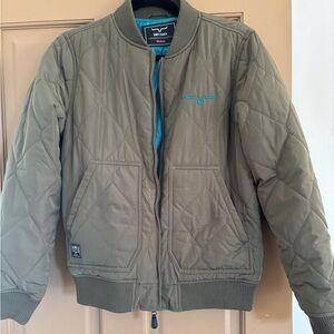 Kimes MARINO BOMBER JACKET Olive Green medium